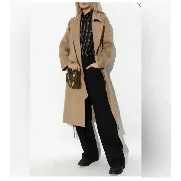 Max Mara Women's M Black Striped Silk Button-Up Shirt Long Sleeve Size 4 - Picture 5 of 8